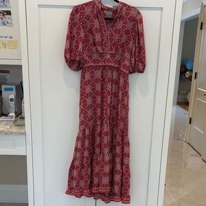 Max studio size medium Floral Red Dress